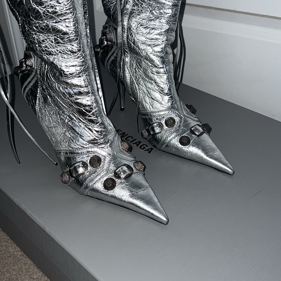 Balenciaga Cagole Boots 90 Metallic size 41 - Picture 2 of 7